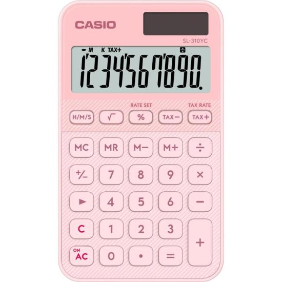 CALC DE BOLSO 10 DIG CASIO SL310YC RS