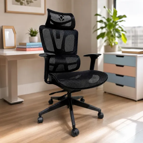 Cadeira Ergonômica Fortrek Ergo Max Full Mesh Braço 360