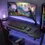 Mesa Gamer Fortrek Ascent Com Suporte Para Copos e Headset Preta
