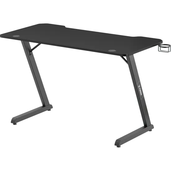 Mesa Gamer Fortrek Ascent Com Suporte Para Copos e Headset Preta
