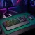 Teclado Gamer Fortrek Pulse Com Apoio de Pulso Magnético ARGB Preto