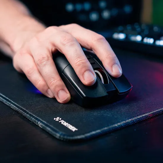 Mouse Gamer Wireless Fortrek Ally 3200 DPI Preto