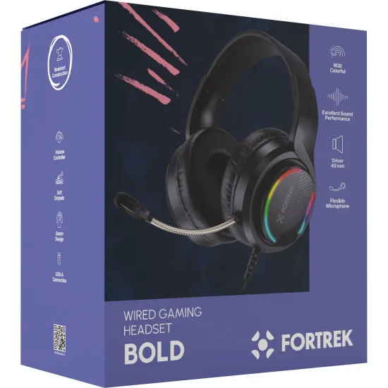 Headset Gamer Fortrek Bold Com Microfone