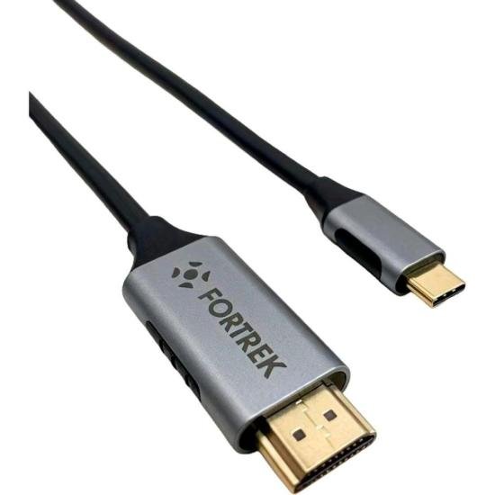 Cabo USB-C Para HDMI Fortrek 4K-18C 60Hz 1,8m