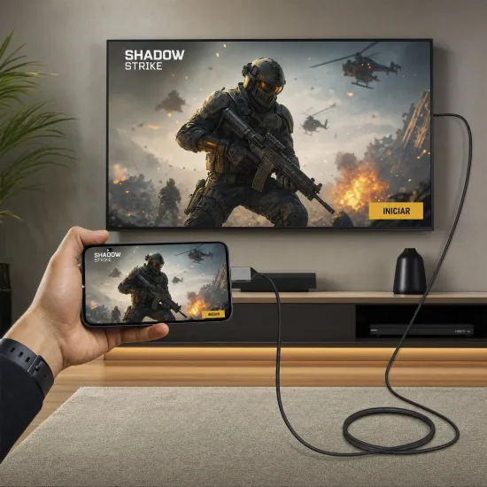 Cabo USB-C Para HDMI Fortrek 4K-18C 60Hz 1,8m