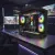 Gabinete Gamer Fortrek Prysm Angular OTX Aquário Preto