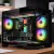 Gabinete Gamer Fortrek Prysm Angular OTX Aquário Preto