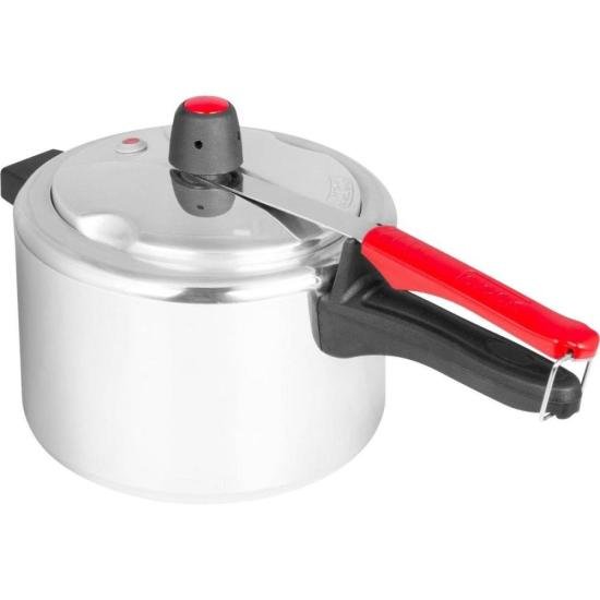 Panela de Pressão Clock Basic Fechamento Interno Polida 4L