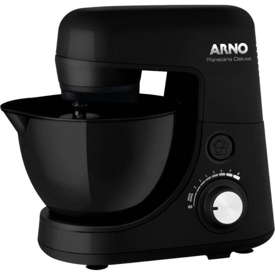 Batedeira Planetária Arno Nova Deluxe 2700W Preta 127V