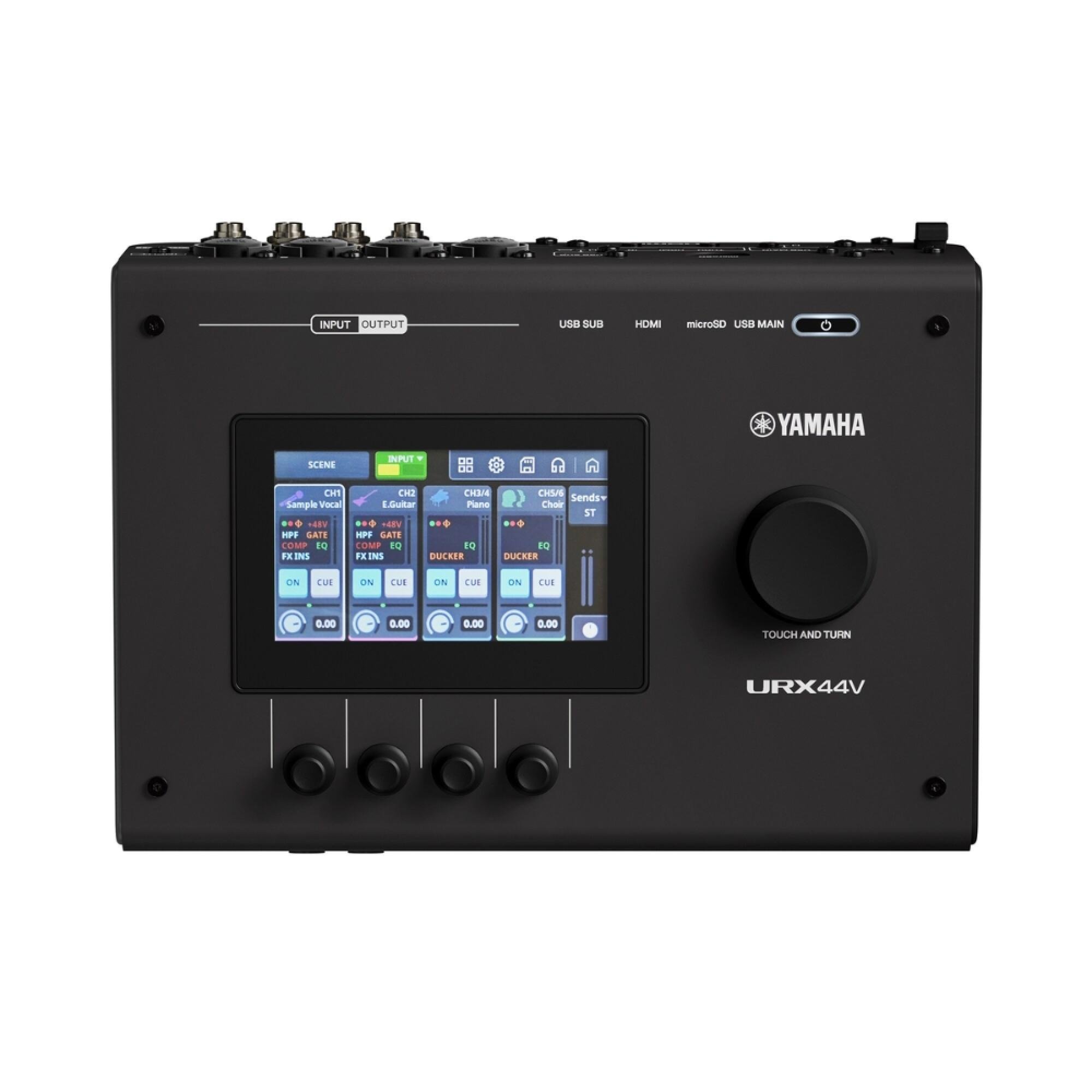Interface de Áudio Yamaha URX44V Preta