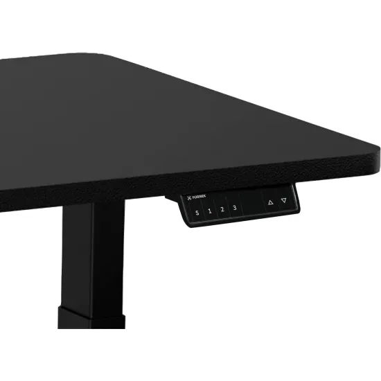 Mesa Elétrica Altura Ajustável Motor Duplo Fortrek Duo Lift 120x70 Preta
