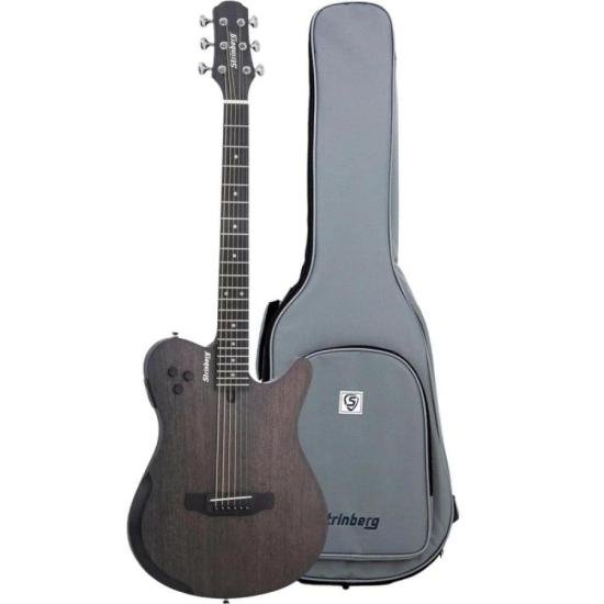 Violão Strinberg Soul SSA60 Eletroacústico Aço Flat Tobacco Satin