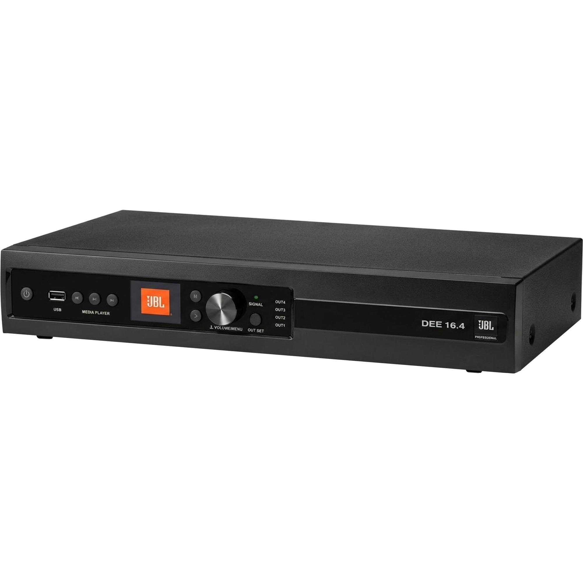 Amplificador Digital para Som Ambiente JBL DEE 16.4 4 Canais 120W RMS Pr