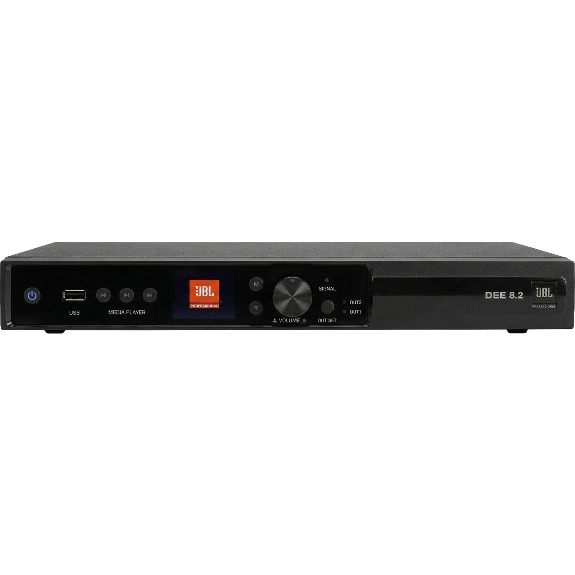 Amplificador Digital para Som Ambiente JBL DEE 8.2 2 Canais 120W RMS Pre